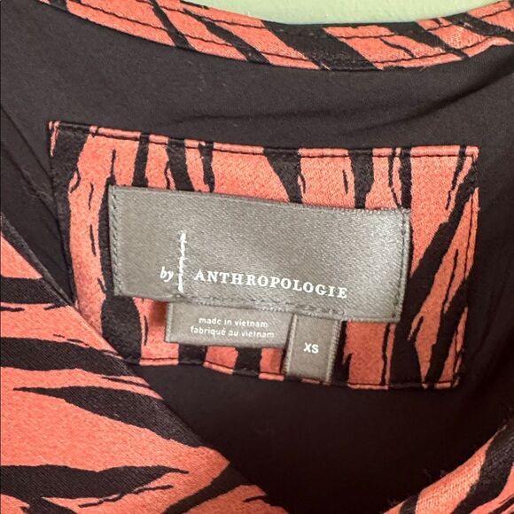 Anthropologie Elyse Printed Bias Slip Dress NWT  XS - Picture 7 of 9